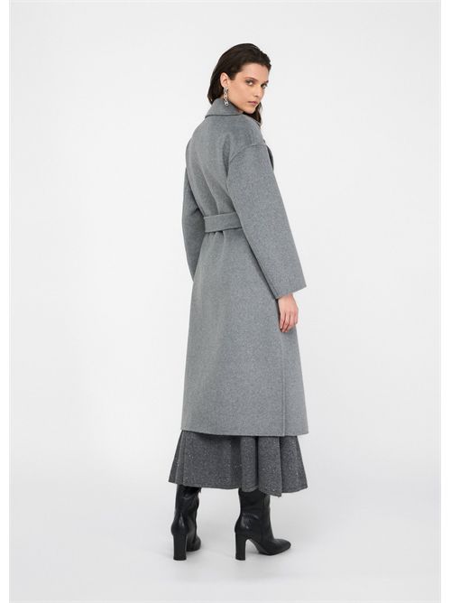 Cappotto in lana con cintura LIU JO | CF5283T4627/03243
